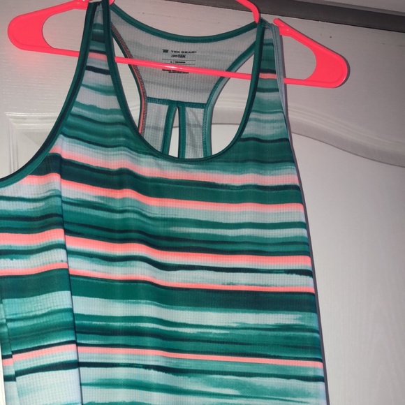 Striped Athletic Racerback Tank - Picture 5 of 6